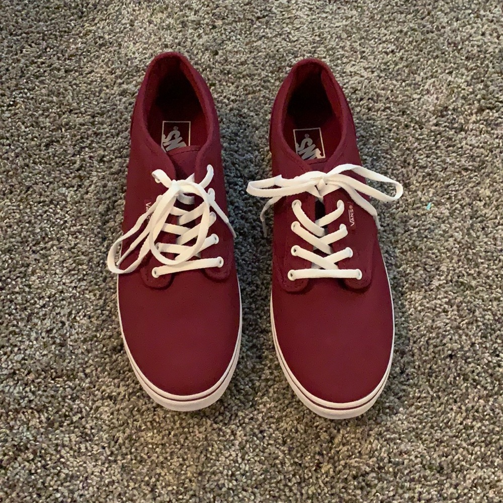 Vans Maroon Shoes